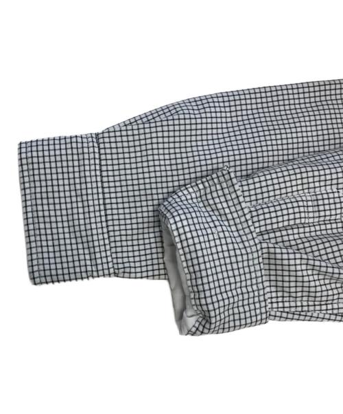 stussy（ステューシー）stussy (ステューシー) サーモライトシャツジャケット ホワイト×ブラック サイズ:SMALLの古着・服飾アイテム