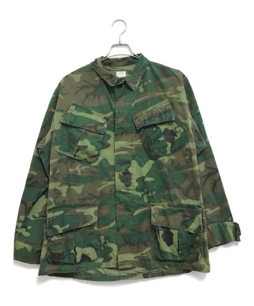 VINTAGE MILITARY（ヴィンテージ ミリタリー）VINTAGE MILITARY (ヴィンテージ ミリタリー) US ARMY ジャングルファティーグジャケット カーキ サイズ:M-Rの古着・服飾アイテム