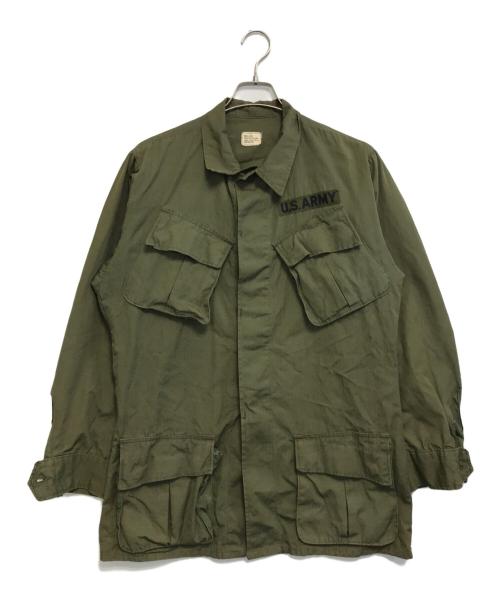 VINTAGE MILITARY（ヴィンテージ ミリタリー）VINTAGE MILITARY (ヴィンテージ ミリタリー) US ARMY ジャングルファティーグジャケット カーキ サイズ:SMALL-LONGの古着・服飾アイテム