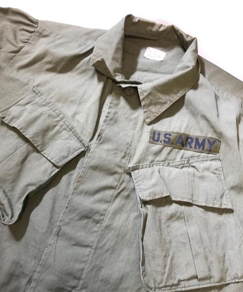 VINTAGE MILITARY（ヴィンテージ ミリタリー）VINTAGE MILITARY (ヴィンテージ ミリタリー) US ARMY ジャングルファティーグジャケット カーキ サイズ:SMALL-LONGの古着・服飾アイテム