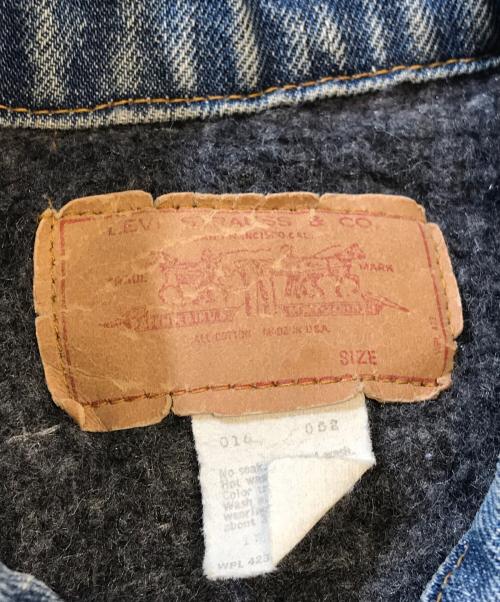 LEVI'S（リーバイス）LEVI'S (リーバイス) 裏ブランケットデニムジャケット インディゴ サイズ:不明の古着・服飾アイテム