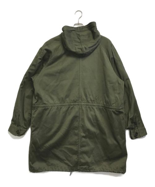 VINTAGE MILITARY（ヴィンテージ ミリタリー）VINTAGE MILITARY (ヴィンテージ ミリタリー) FRENCH MILITARY M64 モッズコート カーキ サイズ:92Lの古着・服飾アイテム
