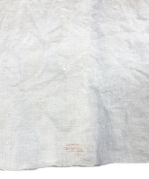 VINTAGE（ヴィンテージ）VINTAGE (ヴィンテージ) フレンチリネンスモックシャツ ホワイト サイズ:不明の古着・服飾アイテム