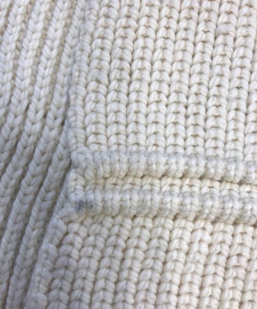 BALENCIAGA（バレンシアガ）BALENCIAGA (バレンシアガ) ウールマフラー ホワイト サイズ:表記なしの古着・服飾アイテム
