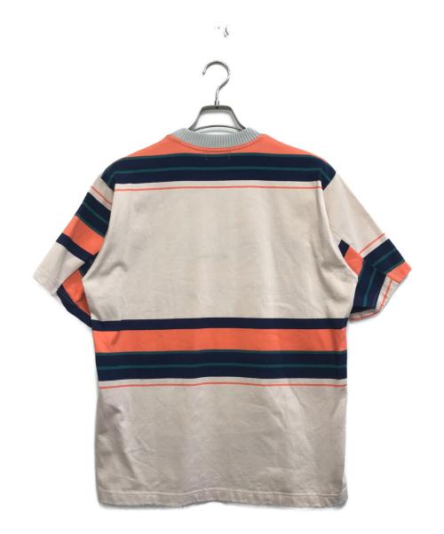 KOLOR（カラー）KOLOR (カラー) 度詰ボーダー天竺TEE ベージュ サイズ:2の古着・服飾アイテム