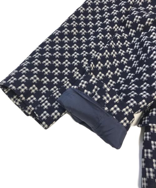 CELINE（セリーヌ）CELINE (セリーヌ) ノーカラージャケット ネイビー サイズ:42の古着・服飾アイテム