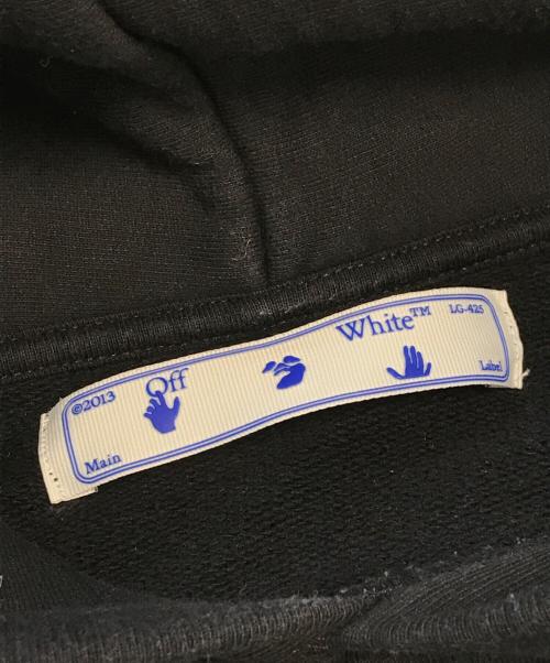 OFFWHITE（オフホワイト）OFFWHITE (オフホワイト) OVER HOODIE ブラック サイズ:XSの古着・服飾アイテム