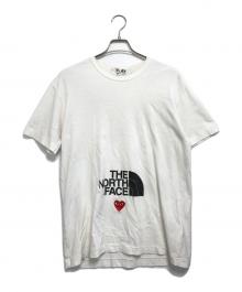 PLAY COMME des GARCONS×THE NORTH FACE（プレイコムデギャルソン×ザ ノース フェイス）の古着「半袖Tシャツ」｜ホワイト