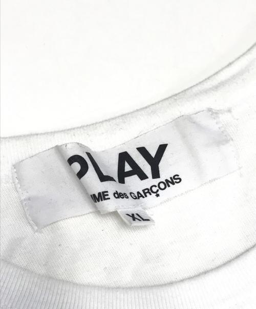 PLAY COMME des GARCONS（プレイコムデギャルソン）PLAY COMME des GARCONS (プレイコムデギャルソン) THE NORTH FACE (ザ ノース フェイス) 半袖Tシャツ ホワイト サイズ:XLの古着・服飾アイテム