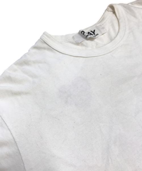 PLAY COMME des GARCONS（プレイコムデギャルソン）PLAY COMME des GARCONS (プレイコムデギャルソン) THE NORTH FACE (ザ ノース フェイス) 半袖Tシャツ ホワイト サイズ:XLの古着・服飾アイテム