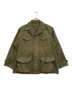 VINTAGE MILITARYヴィンテージ ミリタリー）の古着「French Army M-47フィールドジャケット」｜カーキ