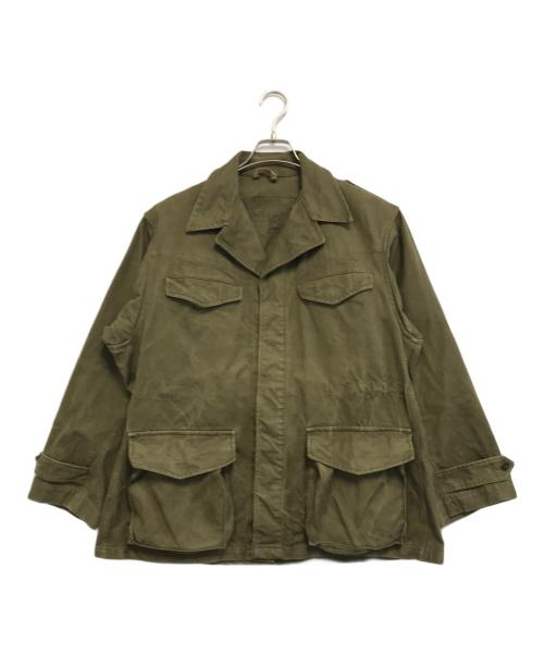 VINTAGE MILITARY（ヴィンテージ ミリタリー）VINTAGE MILITARY (ヴィンテージ ミリタリー) French Army M-47フィールドジャケット カーキ サイズ:26の古着・服飾アイテム