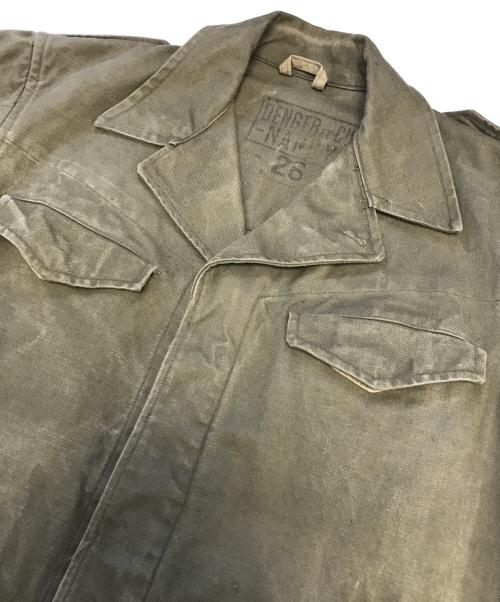 VINTAGE MILITARY（ヴィンテージ ミリタリー）VINTAGE MILITARY (ヴィンテージ ミリタリー) French Army M-47フィールドジャケット カーキ サイズ:26の古着・服飾アイテム