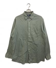 POLO RALPH LAUREN（ポロ・ラルフローレン）の古着「コットンシルクシャツ」｜グリーン