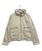 Eddie Bauerエディーバウアー）の古着「フーデッドナイロンジャケット」｜ベージュ