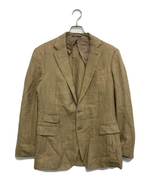 RALPH LAUREN Purple Label（ラルフ ローレン パープル レーベル）RALPH LAUREN Purple Label (ラルフ ローレン パープル レーベル) 2Bテーラードジャケット ベージュ サイズ:38Rの古着・服飾アイテム