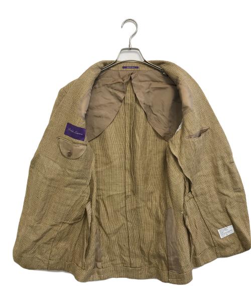 RALPH LAUREN Purple Label（ラルフ ローレン パープル レーベル）RALPH LAUREN Purple Label (ラルフ ローレン パープル レーベル) 2Bテーラードジャケット ベージュ サイズ:38Rの古着・服飾アイテム