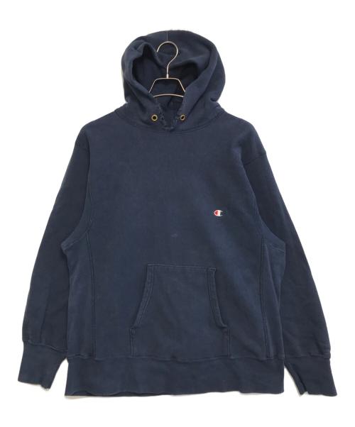 Champion（チャンピオン）Champion (チャンピオン) リバースウィーブパーカー ネイビー サイズ:LARGEの古着・服飾アイテム