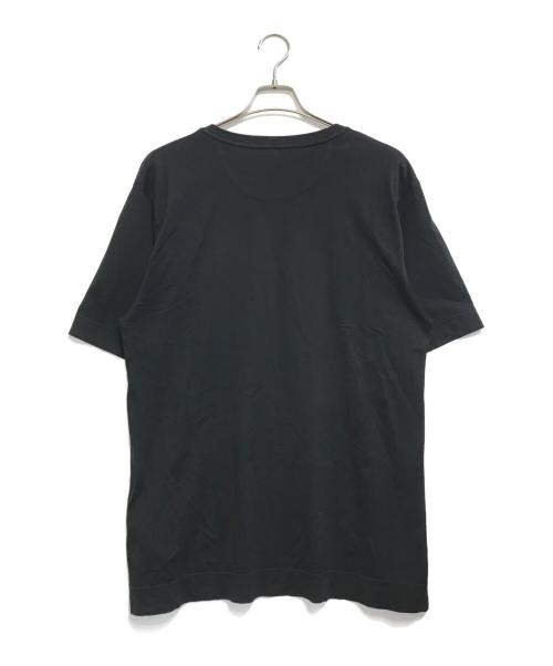 FENDI（フェンディ）FENDI (フェンディ) ロゴ刺繍Tシャツ ブラック サイズ:Lの古着・服飾アイテム