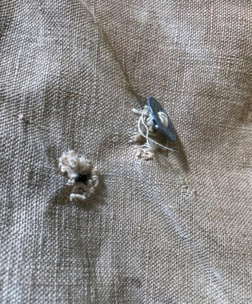 VINTAGE MILITARY（ヴィンテージ ミリタリー）VINTAGE MILITARY (ヴィンテージ ミリタリー) FRENCH MILITARY ブレッドバッグ カーキ サイズ:表記なしの古着・服飾アイテム