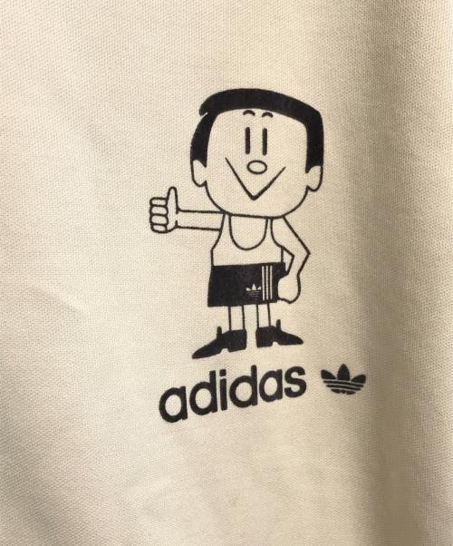 adidas（アディダス）adidas (アディダス) トラックジャケット ベージュ×ブラウン サイズ:Lの古着・服飾アイテム