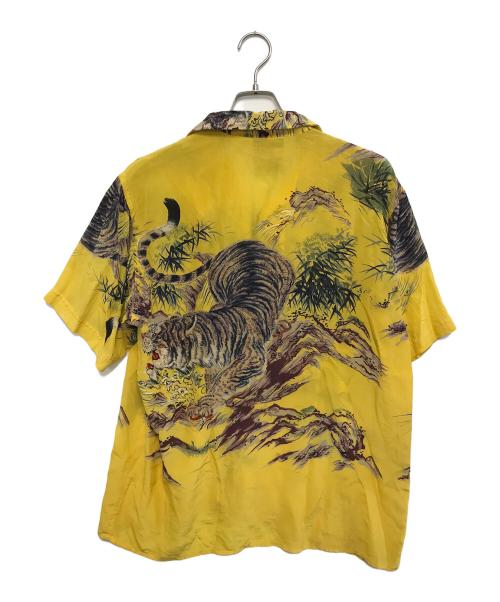 AVANTI SILK（アバンティ シルク）AVANTI SILK (アバンティ シルク) シルクアロハシャツ イエロー サイズ:Sの古着・服飾アイテム