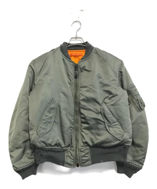 VINTAGE MILITARY（ヴィンテージ ミリタリー）VINTAGE MILITARY (ヴィンテージ ミリタリー) USAF MA-1ジャケット オリーブ サイズ:Mの古着・服飾アイテム