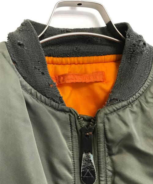 VINTAGE MILITARY（ヴィンテージ ミリタリー）VINTAGE MILITARY (ヴィンテージ ミリタリー) USAF MA-1ジャケット オリーブ サイズ:Mの古着・服飾アイテム