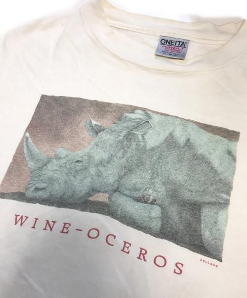 ONEITA（オニータ）ONEITA (オニータ) アートプリントTシャツ ホワイト サイズ:XLの古着・服飾アイテム