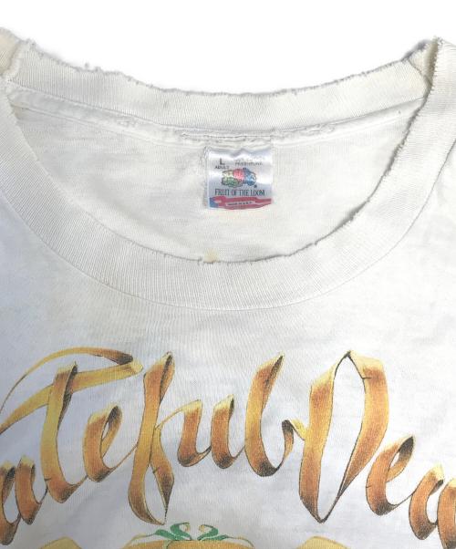 バンドTシャツ（バンドTシャツ）バンドTシャツ (バンドTシャツ) 90s GRATEFUL DEAD(グレイトフルデッド) バンドTシャツ ホワイト サイズ:Lの古着・服飾アイテム