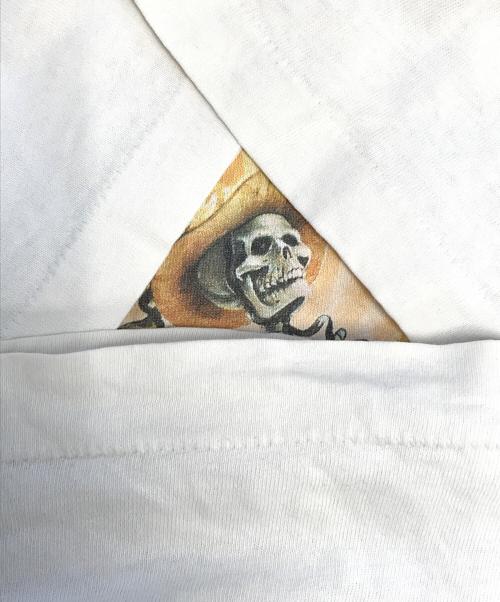 バンドTシャツ（バンドTシャツ）バンドTシャツ (バンドTシャツ) 90s GRATEFUL DEAD(グレイトフルデッド) バンドTシャツ ホワイト サイズ:Lの古着・服飾アイテム