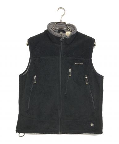 中古・古着通販】Patagonia (パタゴニア) フリースベスト ブラック 中古・古着通販】Patagonia (パタゴニア) フリースベスト ブラック