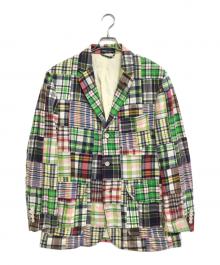 POLO RALPH LAUREN（ポロ・ラルフローレン）の古着「チェックパッチワーク3Bジャケット」｜マルチカラー