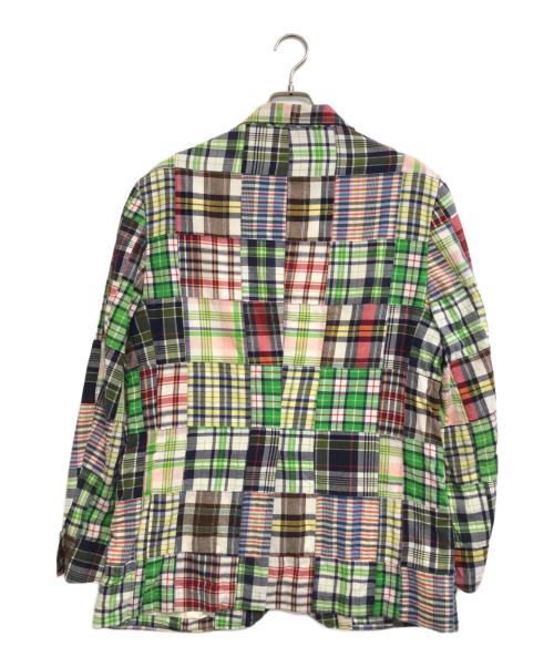 POLO RALPH LAUREN（ポロ・ラルフローレン）POLO RALPH LAUREN (ポロ・ラルフローレン) チェックパッチワーク3Bジャケット マルチカラー サイズ:Lの古着・服飾アイテム