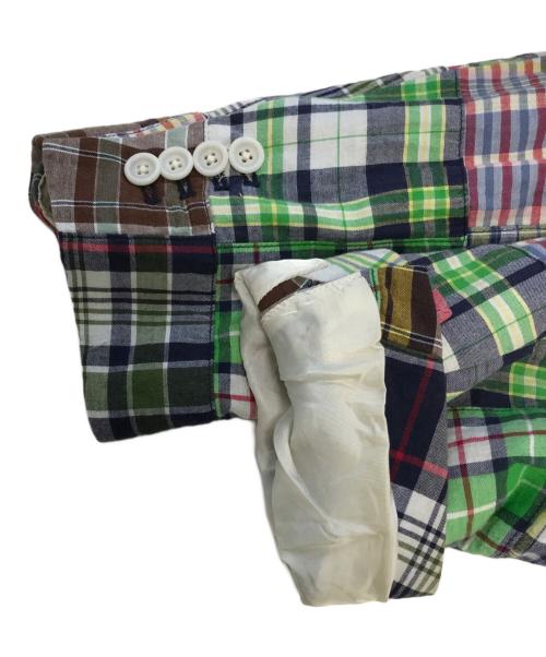 POLO RALPH LAUREN（ポロ・ラルフローレン）POLO RALPH LAUREN (ポロ・ラルフローレン) チェックパッチワーク3Bジャケット マルチカラー サイズ:Lの古着・服飾アイテム