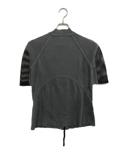 MARNI（マルニ）MARNI (マルニ) メッシュ切替フルジップカットソー グレー サイズ:36の古着・服飾アイテム