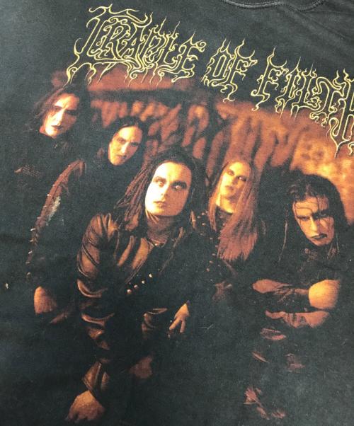 バンドTシャツ（バンドTシャツ）バンドTシャツ (バンドTシャツ) 00s CRADLE OF FILTH(クレイドル・オブ・フィルス) バンドTシャツ ブラック サイズ:XXLの古着・服飾アイテム