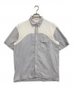 stussyステューシー）の古着「切替シャツ」｜グレー