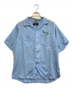 KING LOUIEキングルイ）の古着「ボーリングシャツ」｜スカイブルー