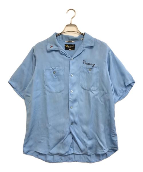 KING LOUIE（キングルイ）KING LOUIE (キングルイ) ボーリングシャツ スカイブルー サイズ:Lの古着・服飾アイテム