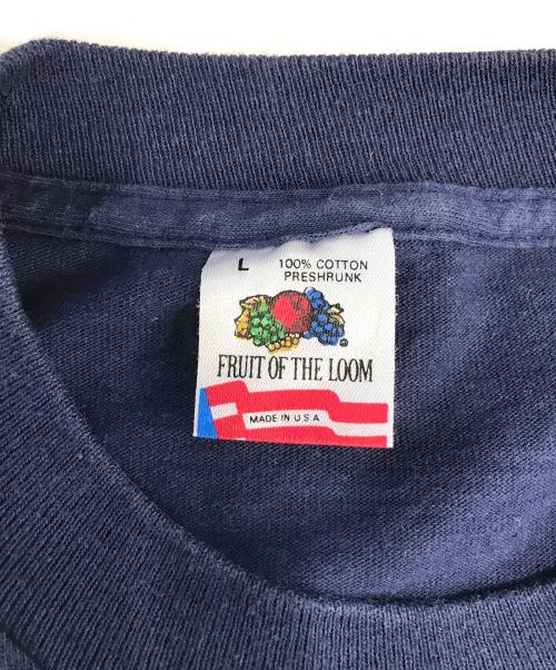 FRUIT OF THE LOOM（フルーツオブザルーム）FRUIT OF THE LOOM (フルーツオブザルーム) プリントTシャツ ネイビー サイズ:Lの古着・服飾アイテム