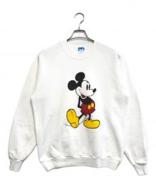 キャラクタースウェット（キャラクタースウェット）の古着「80s DISNEY(ディズニー)キャラクタースウェット」｜ホワイト