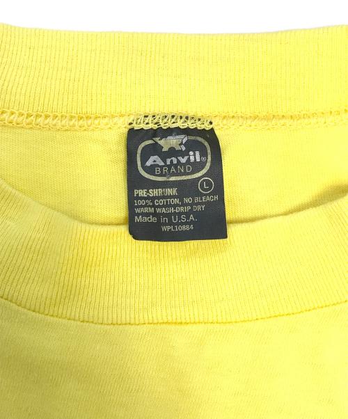anvil（アンヴィル）anvil (アンヴィル) プリントTシャツ イエロー サイズ:Lの古着・服飾アイテム