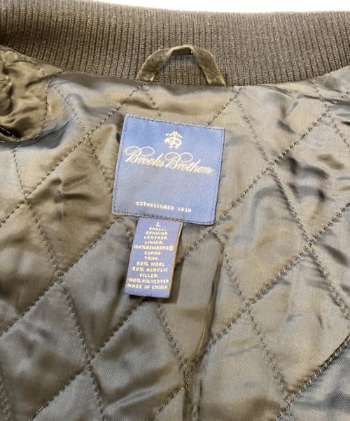 BROOKS BROTHERS（ブルックスブラザーズ）BROOKS BROTHERS (ブルックスブラザーズ) フィールドタイプレザージャケット ブラック サイズ:Lの古着・服飾アイテム