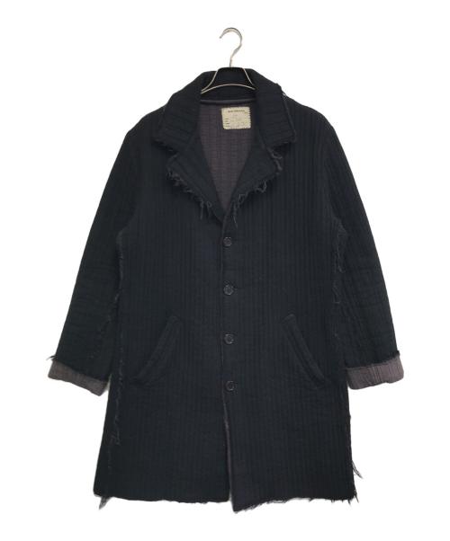 GARY GRAHAM（ゲイリー グラハム）GARY GRAHAM (ゲイリー グラハム) 裁断チェスターコート ブラック サイズ:表記なしの古着・服飾アイテム