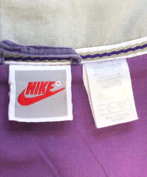 NIKE（ナイキ）NIKE (ナイキ) 切替コットンジップジャケット パープル サイズ:XLの古着・服飾アイテム