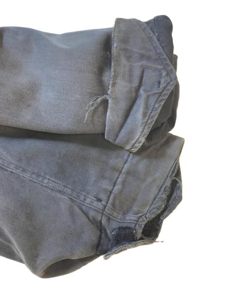 ALPHA（アルファ）ALPHA (アルファ) 後染めミリタリージャケット ブラック サイズ:XL-Rの古着・服飾アイテム