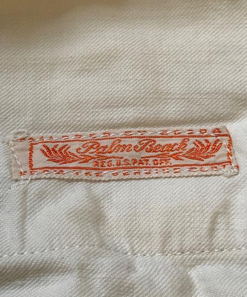 palm beach（パームビーチ）palm beach (パームビーチ) リネンパンツ ホワイト サイズ:W33の古着・服飾アイテム