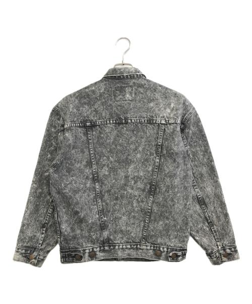 LEVI'S（リーバイス）LEVI'S (リーバイス) アシッドブラックデニムジャケット グレー サイズ:Lの古着・服飾アイテム