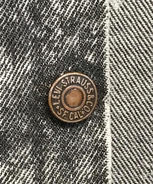 LEVI'S（リーバイス）LEVI'S (リーバイス) アシッドブラックデニムジャケット グレー サイズ:Lの古着・服飾アイテム
